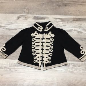 BABY GAP BOYS SWEATER band military